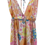 Beach Bunny  Swim Cover Up Dress‎ Retro Colorful Floral Pool Cruise Resort Small Photo 0