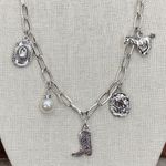 Running Horse Western Charm Necklace Photo 0