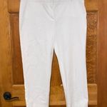 Talbots  Women’s White Capri Pants Size 14-EUC Photo 0