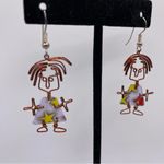 Handmade Dancing Music Festival Girl Earrings Photo 1
