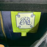 Elizabeth Mckay black satin striped fit n‎ flare sleeveless dress size 8 pockets Photo 2