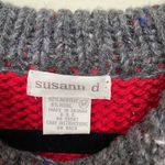 Vintage Susann D Textured Knit Holiday Sweater Acrylic Wool Heavyweight Women M Size M Photo 2