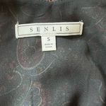 Aria Senlis Multicolored Paisley Printed  Ruffle V-neck Dress Size Small Photo 4