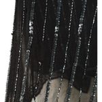 Vintage Beaded Cardigan and Tank Top Set by Patra Black Size 8 Photo 7