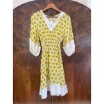 Cosabella  Mare Sunflower Printed Silk Hoodie Dress Size Medium M BEACH VACATION Photo 3
