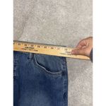 Royalty For Me long‎ denim maxi skirt middle slit fray hem size 12  Photo 5