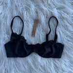 SKIMS Fits Everybody Lace Demi Underwire Bra Onyx Size 34C Photo 1