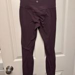 Lululemon Women’s  Leggings Size 4 Burgundy Brown Photo 1