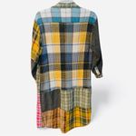 Sundance  X Citron Santa Monica Women’s Flannel Patch Shirtdress Size S Oversized Photo 1