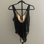 Vintage Shore Shapes Black One Piece Swim Suit Size 14 Size M Photo 1