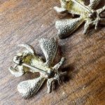 Vintage Womens Enamel Rhinestone and Gold Tone Bee Brooches Set of 2 Photo 9