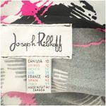 Joseph Ribkoff  Vintage 80’s Zip Up Top Size 10 Stretchy Retro Pink Neon Black Photo 8