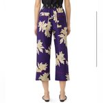 Zadig & Voltaire Roses Blossom Printed Silk Pants Size 40 / Large Photo 1