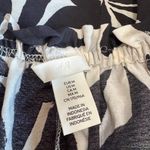 H&M Women's White & Black Floral Ruffle-Trimmed Off The Shoulder Blouse Size M Photo 6