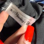 Blooming Jelly  Black One Shoulder One Piece Swimsuit Size L Photo 2