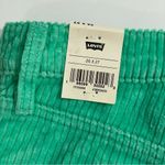 Levi's NWT 26 x 27 Ribcage Straight Ankle Premium Corduroy Pants Electric Green Photo 5