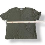 Free People  We The Free Womens‎ Green Clare Shirt Size M Boho Streetwear Photo 3