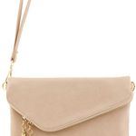 Envelope Wristlet Clutch Crossbody Bag with Chain Strap Photo 1