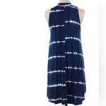 Ginger G  blue and white tie dye mock neck shift dress size small Photo 2