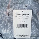 Free People NWT Blue Floral Halter Tank Top Photo 2