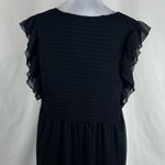 Kaari Blue  Sheer Black Ruffled Dress NWT Size XL Photo 5