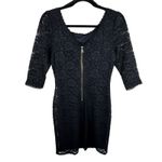 Laundry by Shelli Segal  Black Lace Knee Length Dress 8 Photo 1