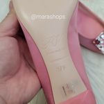 Roger Vivier Brochamour Crystal Heart Buckle Pointed Toe Pump Pink Size 6.5 Photo 7