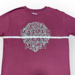 TWLOHA You Matter Very Much Graphic Tee Size Large Red Photo 4