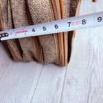 Vintage Hartman leather tweed damask travel rolling luggage suitcase garment bag Gray Photo 7