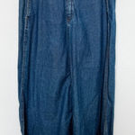 Eddie Bauer VTG 90s Denim Midi Skirt Blue Size 10 Y2K Americana Cottage Indie Photo 0