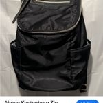 Aimee Kestenberg  Black Nylon Backpack with‎ Gold Accents Photo 2