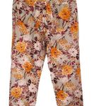 BDG High-Waisted Mom Jean Floral Denim Orange Urban Outfitters Size 27 Photo 2