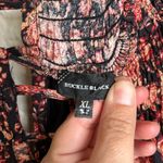 Buckle Black Womens XL long sleeved blouse v neck Red Photo 7