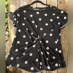 Worthington  Polka Dot Women's Top - Black and White Photo 0