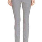 Theory Navalane Arlington Ankle Pants Ink and Ivory Size 4 Office Professional Photo 7