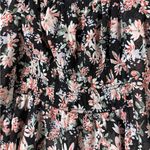 Francesca’s women’s size medium floral elastic waist and arms dressy casual NWT Black Photo 4