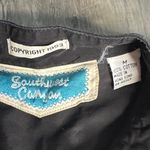 Vintage 90’s Southwest Canyon Black Shirt with Western Embroidery Size M Photo 1