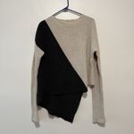 Brochu Walker  Miller Wool Cashmere Angora Pullover Asymmetrical Sweater Size XS Photo 2