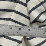 ZARA Blazer Womens Nautical Single Breast Stripped Blue White Size Small Photo 8