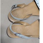 Brighton Avril Leather Sandals Slingback Studded Cream Tan Made in Italy Womens Photo 5