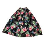 Blondie Nites Women's Size 1 Black Floral 1-Piece Long Formal skirt Photo 1