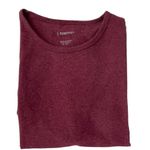J Peterman Trendy Burgundy Crewneck Cotton Soft Short Sleeves T Photo 9