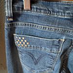 Levi's Dark Wash 512 Perfectly Slimming Straight Leg Jeans Size 8 Photo 4