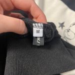 Pink Savior Teddy Bear Color Block Crewneck Womens Size Medium Black White Photo 1