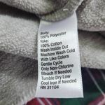 Crown & Ivy Gray Tartan Plaid Fleece Pullover Size Large Plaid Preppy Pullover Photo 6