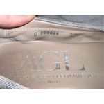 AGL Attilio Giusti Leombruni Sparkle Blue/Red Leather Ballet Flats Buckles 37.5 Blue Size 7 Photo 6