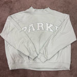 Parke Bridal Collection Something Blue Varsity Mockneck Sweatshirt XXL Photo 0