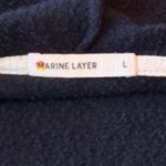 Marine layer EABP All Star Navy Black Full Zip Hoodie Womens Large Cozy Soft Photo 7