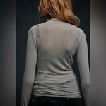 Free People NWT  Intimately Dance All Night Long Sleeve - Grey Size Large Photo 2