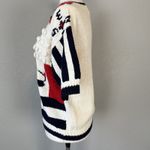 Eagle Eye 80s Vintage Nautical Sailing Short Sleeve Button Cardigan Size M Knit Size M Photo 4